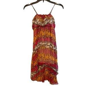 Cinnamon Girl - Butterfly Hi Low Dress (Size 5/6 Girls)